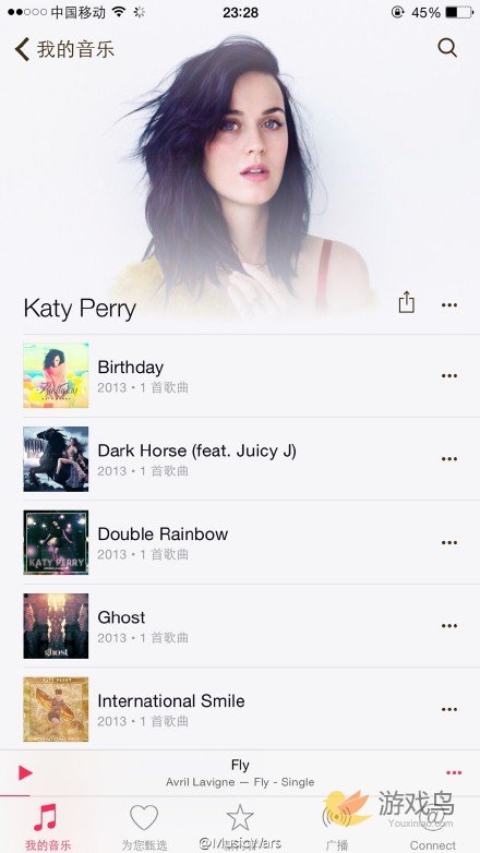 iOS8.4美轮美奂音乐界面欣赏 3个月免费试听