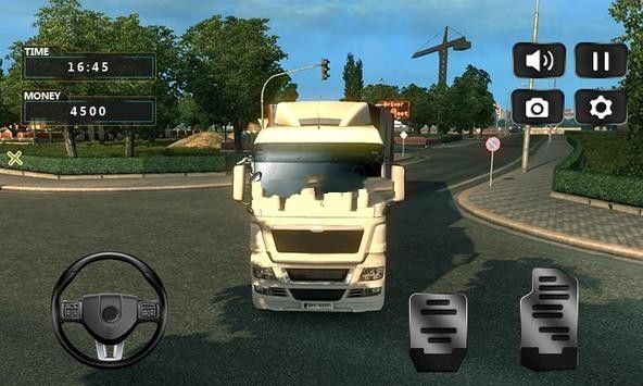 欧洲卡车模拟拖车司机2018游戏中文手机版图片1