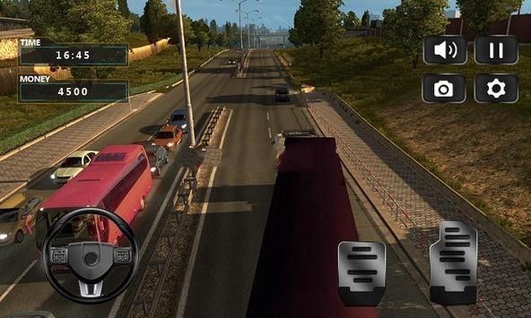 欧洲卡车模拟拖车司机2018游戏中文手机版图片2