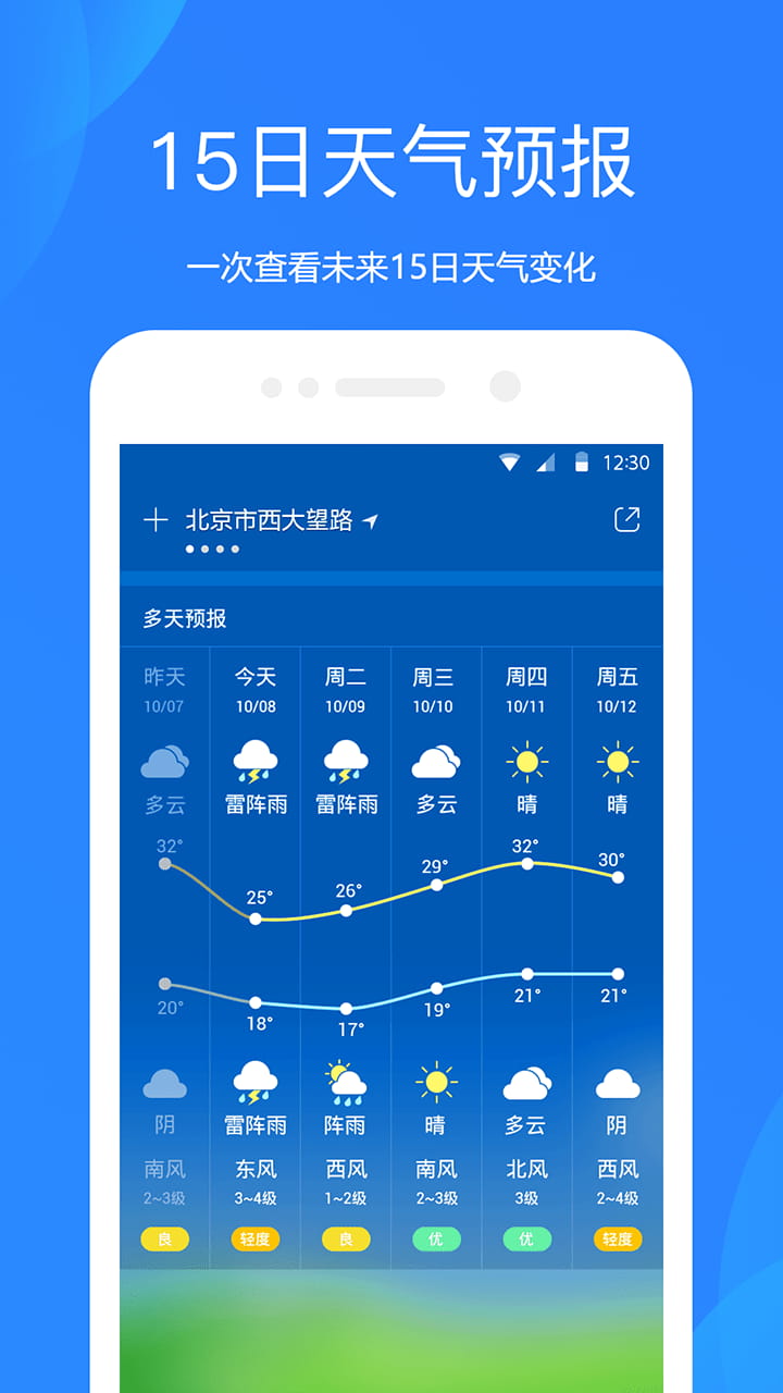 天气吧实时天气预报app最新版图片1
