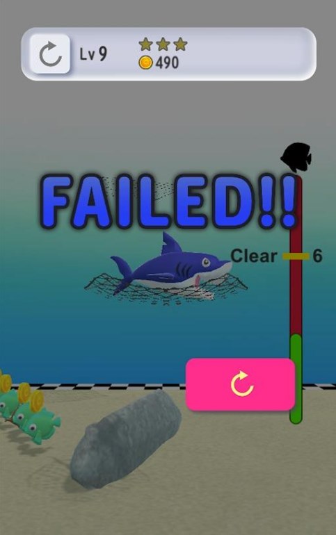 弹射鲨鱼游戏图1