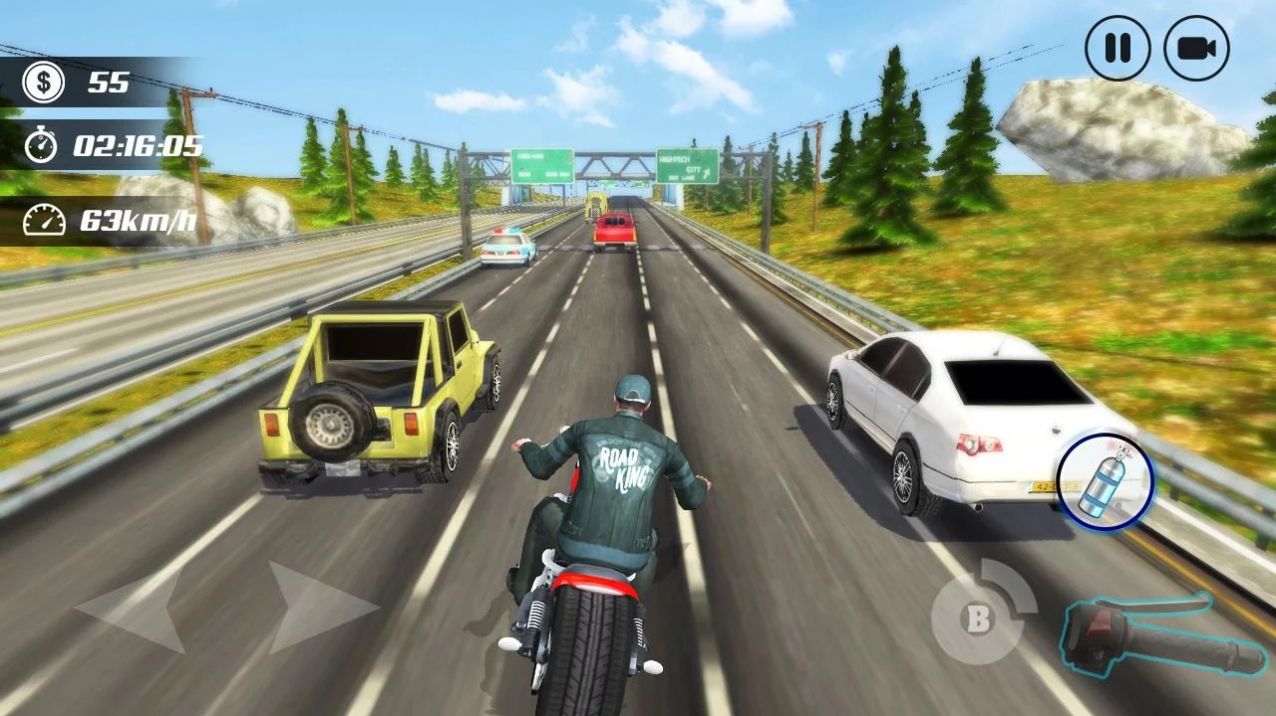 公路摩托车竞速赛游戏安卓中文版图片1