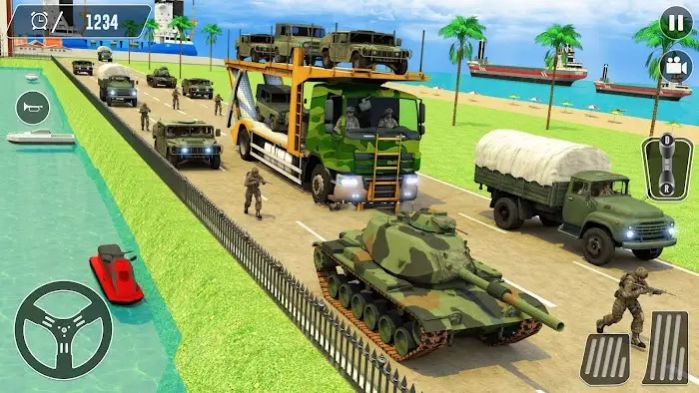 美国军队卡车运输模拟器游戏图2