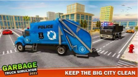 城市垃圾车驾驶模拟器游戏图1