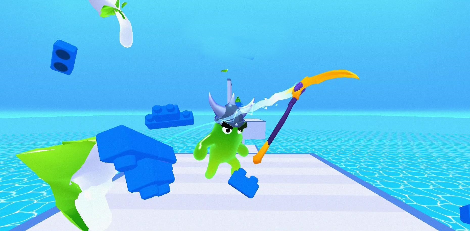 3D果冻人飞刀英雄游戏安卓版（Jelly Shoot 3D）图片1