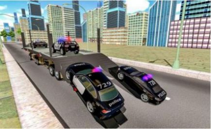 警车运输卡车游戏最新安卓版图片1