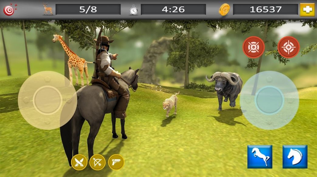 骑马射击野外狩猎游戏图3