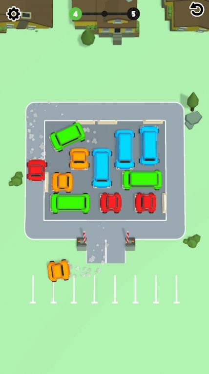彩色停车拥堵游戏图1