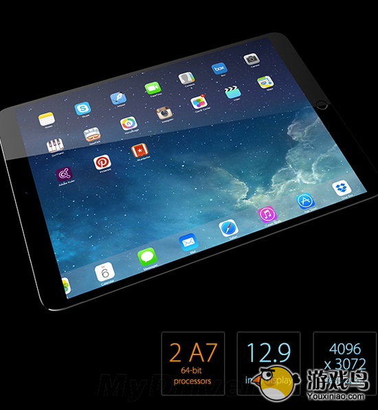 超赞大屏设计 12.9寸iPad Pro概念图[多图]图片7