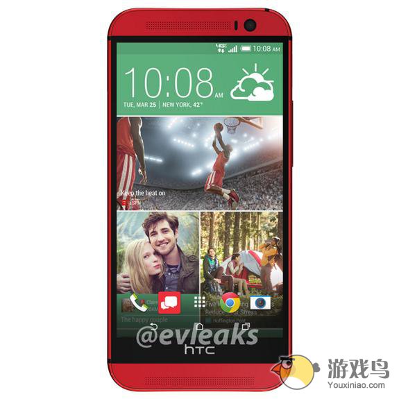红色版HTC One M8官方图曝光 或五月问世[多图]图片1