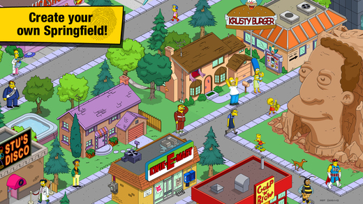 《The Simpsons: Tapped Out》更新神似《部落冲突》[多图]图片1