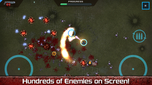 《Crimsonland HD》现已上线iOS 开始血雨腥风的战斗[多图]图片2