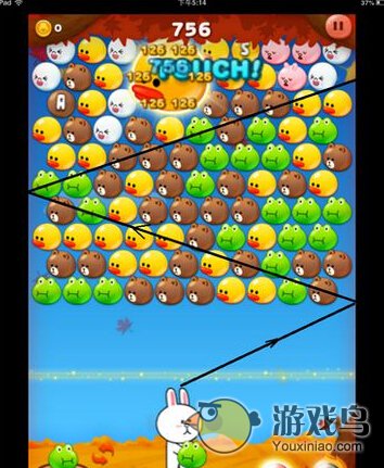 小兔泡泡龙游戏攻略  超级炸弹的使用技巧[多图]图片1