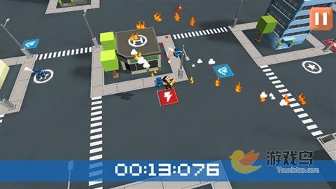 《迷你追逐》评测 方块风汽车极速逃亡游戏[多图]图片1