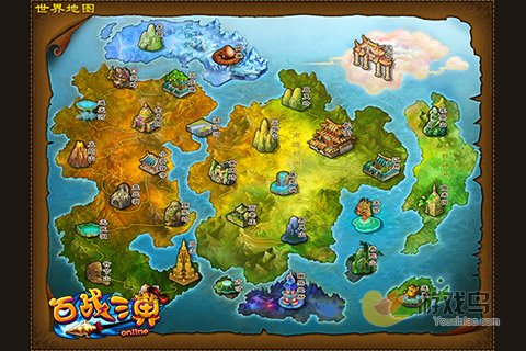卡牌类游戏《百战三界》世界地图提前泄露[多图]图片1