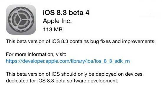 iOS 8.3固件下载 iOS 8.3官方固件下载地址[图]图片1