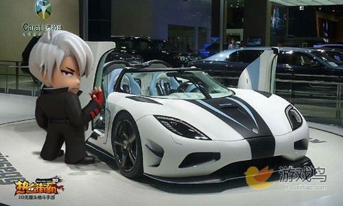 热血街霸3D主角惊现上海车展 全场年龄最小嫩模[多图]图片3