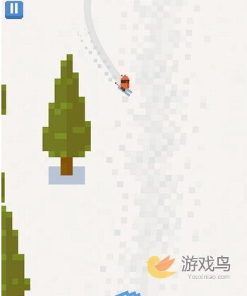 《雪人山滑雪》评测：像素风滑雪休闲游戏[多图]图片3