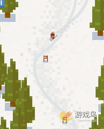 《雪人山滑雪》评测：像素风滑雪休闲游戏图片5