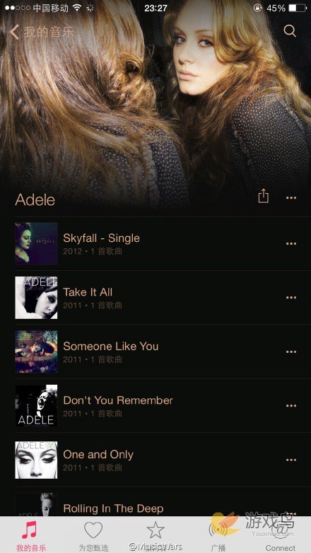iOS8.4美轮美奂音乐界面欣赏 3个月免费试听[多图]图片1