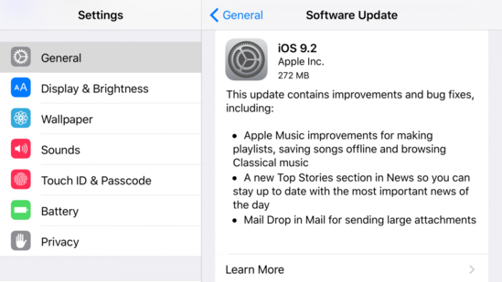 苹果iOS 9.2电量显示bug 解决方案公布[图]图片1