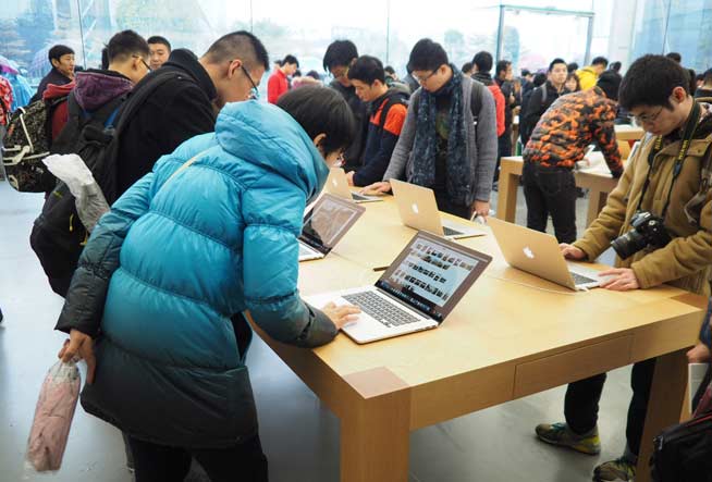 终于来了！广州首家Apple Store正式开幕[多图]图片4