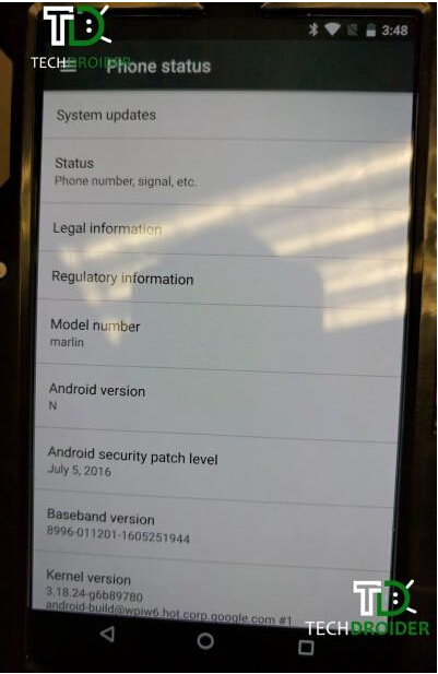古哥Nexus新机谍照曝光 Android N是亮点[图]图片1