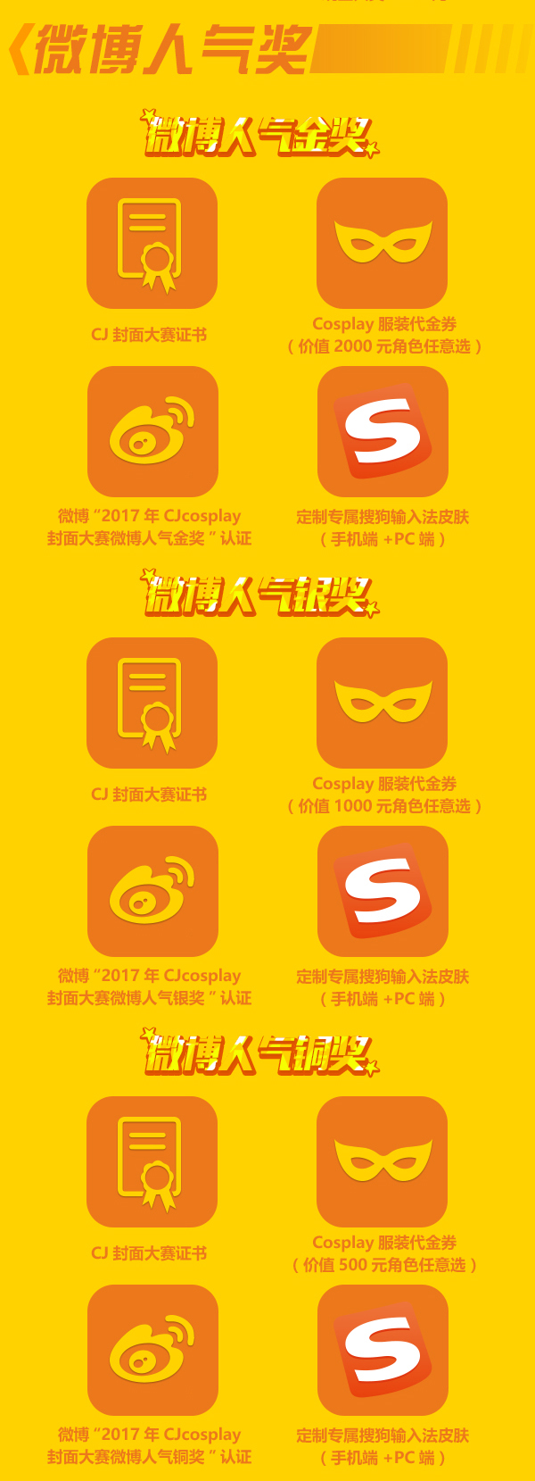 2017ChinaJoy Cosplay封面大赛豪华奖品公布![多图]图片6