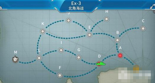 战舰少女r决战无畏之海E3角海战带路条件详解图片2