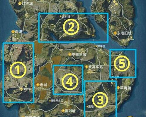 荒野行动跳伞地点推荐汇总 跳伞地图路线解析[多图]图片2